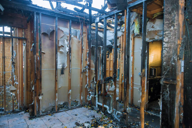Professional Soot Cleanup technician working in Flagtown, NJ